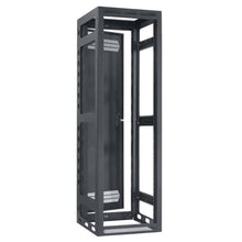 Load image into Gallery viewer, Lowell Mfg Equipment Rack-Gangable-40U, 32in Deep, 2pr Rails, Rear Door