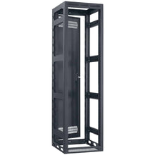Load image into Gallery viewer, Lowell Mfg Equipment Rack-Gangable-44U, 36in Deep, 2pr Rails, Rear Door