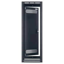 Load image into Gallery viewer, Lowell Mfg Equipment Rack-Seismic-44U, 27in Deep, 1pr Adjustable Rails, Rear Door