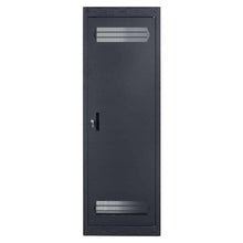 Load image into Gallery viewer, Lowell Mfg Equipment Rack-Seismic-44U, 27in Deep, 1pr Adjustable Rails, Rear Door