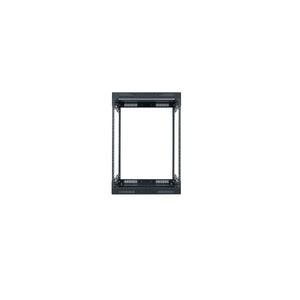 Lowell Mfg Equipment Rack-Variable Depth-22U, Expands from 21in - 28in Deep