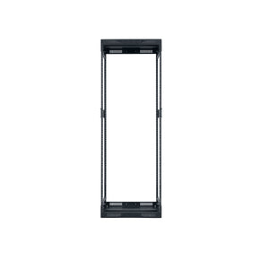 Lowell Mfg Equipment Rack-Variable Depth-30U, Expands from 21in - 28in Deep