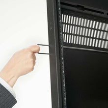 Load image into Gallery viewer, Lowell Mfg Equipment Rack-Wall/Base Mount-24U, 32in Deep, 1pr Adjustable Rails