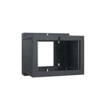 Load image into Gallery viewer, Lowell Mfg Equipment Rack-Wall Mount Swing-open 10U, 22in Deep, 1pr Fixed Rails