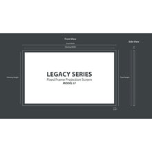 Load image into Gallery viewer, Severtson Screens Legacy Series Fixed Frame 82&quot; (71.5&quot; x 40.25&quot;) HDTV [16:9] LF169082CG