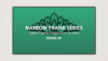 Load image into Gallery viewer, Severtson Screens Narrow Frame Series 100&quot; (87.2&quot; x 49.0&quot;) ALR/ UST- HDTV [16:9] NF169100ALR