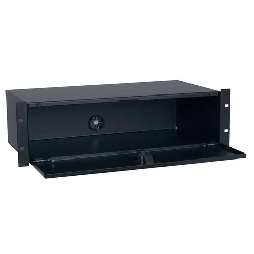 Lowell Mfg SBL Series: Storage Box w/Lock 3U–4U