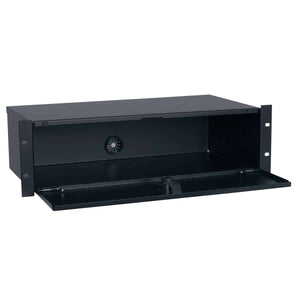Lowell Mfg SBL Series: Storage Box w/Lock 3U–4U