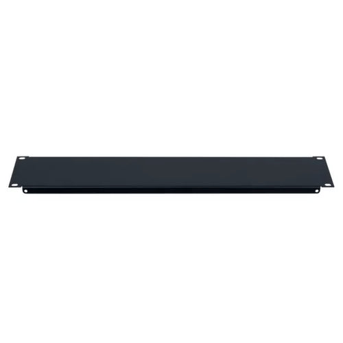 Lowell Mfg Rack Panel-Blank Steel Economy Panel, With flange (18-ga.)