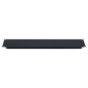 Lowell Mfg Rack Panel-Blank Steel Panel, With flange (18-ga.)