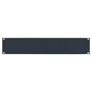 Lowell Mfg Rack Panel-Blank Steel Panel, With flange (18-ga.)
