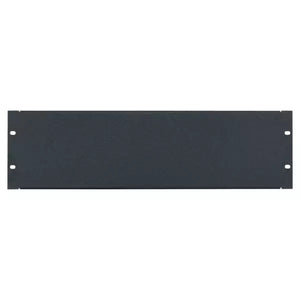 Lowell Mfg Rack Panel-Blank Steel Panel, With flange (18-ga.)