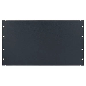 Lowell Mfg Rack Panel-Blank Steel Panel, With flange (18-ga.)