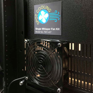 Lowell Mfg Fan Kit-Single 4.7in Whisper Fan, 50cfm, Fan Guard, Cord