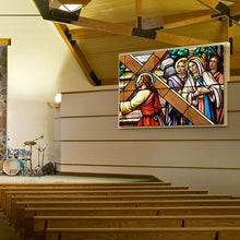 Load image into Gallery viewer, Draper Edgeless Clarion [NTSC 4:3] Fixed Frame Projection Screen 90&quot; (54&quot; x 72&quot;) 255007TD