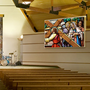 Draper Edgeless Clarion [NTSC 4:3] Fixed Frame Projection Screen 90" (54" x 72") 255007TD