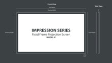 Load image into Gallery viewer, Severtson Screens Impressions Series Fixed Frame 139&quot; (117.5&quot; x 73.5&quot;) Widescreen [16:10] IF16101393D