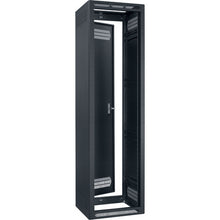 Load image into Gallery viewer, Lowell Mfg Enclosed Equipment Rack-44U, 27in Deep, with AV Accessory Bundle