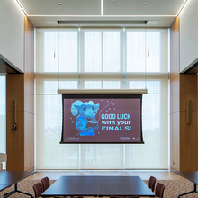 Load image into Gallery viewer, Draper Ropewalker [NTSC 4:3] Electric Retractable Projection Screen 150&quot; (87&quot; x 116&quot;) 150115FB
