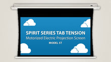 Load image into Gallery viewer, Severtson Screens Spirit Tab Tension 133&quot; (115.9&quot; x 65.2&quot;) High Constrast Non-Coated Screen - HDTV [16:9] ST169133HCNC