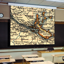 Load image into Gallery viewer, Draper Targa [16:10] Quiet Motor Projection Screen 165&quot; (87 1/2&quot; x 140&quot;) 116371Q